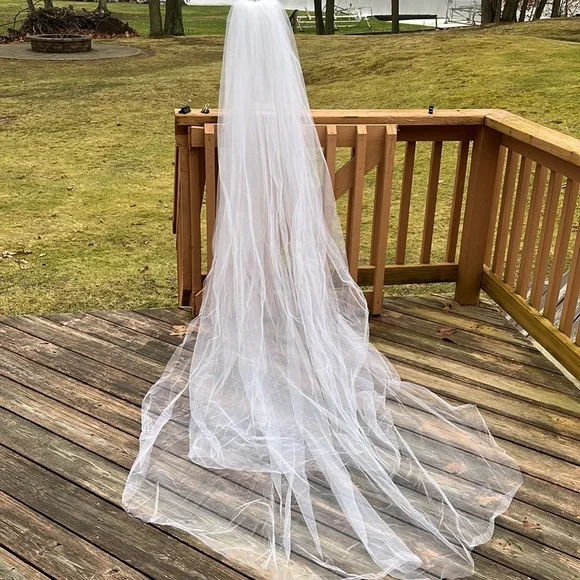 Vintage 50’s-60’s Bianchi double tulle veil - Picture 7 of 10
